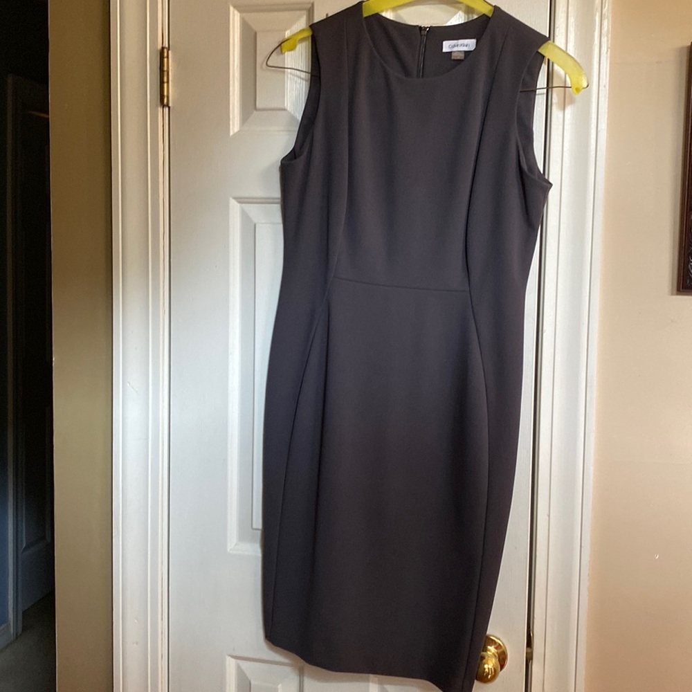 Calvin Klein Gray Sleeveless  dress.